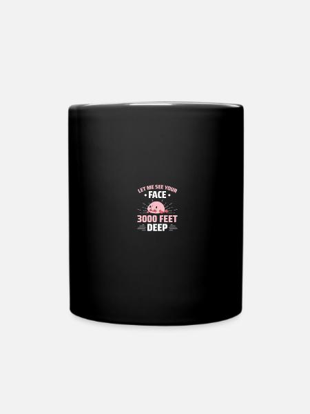 Blob-Fisch Blobfisch - Tasse einfarbig - Schwarz