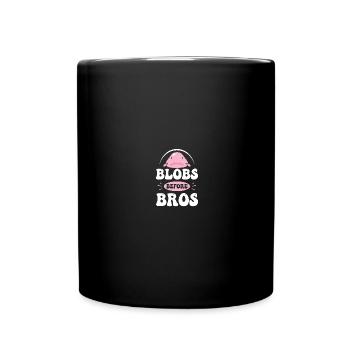 Blob-Fisch Blobfisch - Tasse einfarbig - Schwarz - Vorne