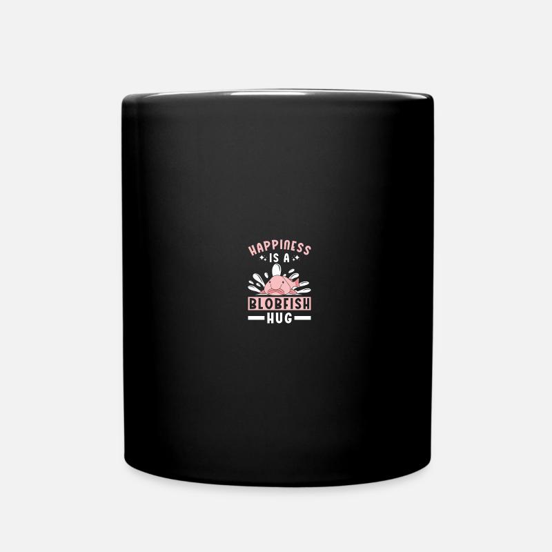 Blob-Fisch Blobfisch - Tasse einfarbig - Schwarz