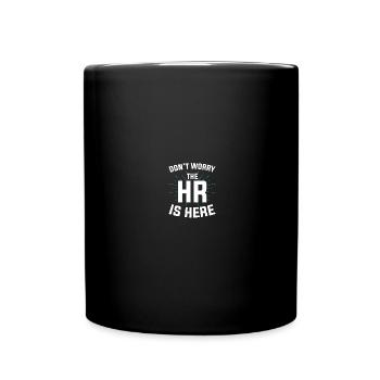 HR Manager Human Resources - Full Colour Mug - black - Front