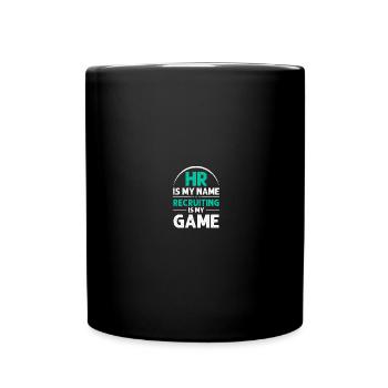 HR Manager Human Resources - Full Colour Mug - black - Front