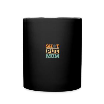Lancer du poids sportif Athlétisme - Mug uni - noir - Devant