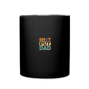 Lancer du poids sportif Athlétisme - Mug uni - noir - Devant