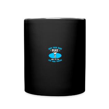 Lancer du poids sportif Athlétisme - Mug uni - noir - Devant