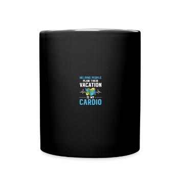 Holiday Planner Travel Agency Travel Agency - Full Colour Mug - black - Front