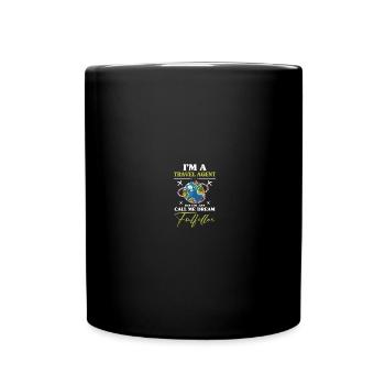 Holiday Planner Travel Agency Travel Agency - Full Colour Mug - black - Front
