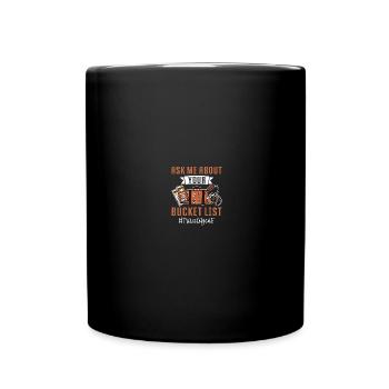 Holiday Planner Travel Agency Travel Agency - Full Colour Mug - black - Front