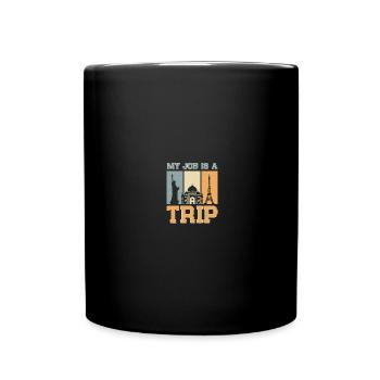 Holiday Planner Travel Agency Travel Agency - Full Colour Mug - black - Front