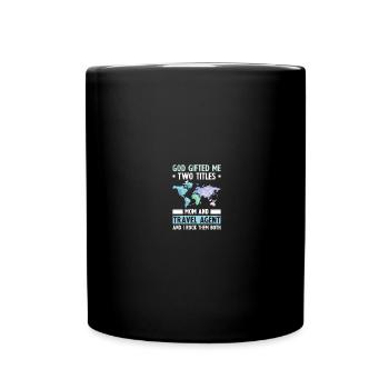 Holiday Planner Travel Agency Travel Agency - Full Colour Mug - black - Front