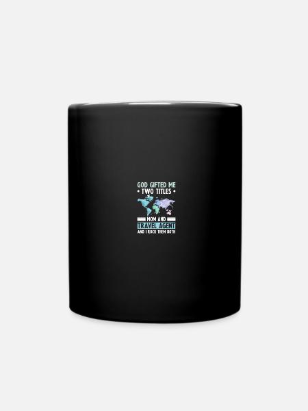 Planificateur de vacances Agence de voyages Agence de voyages - Mug uni - noir
