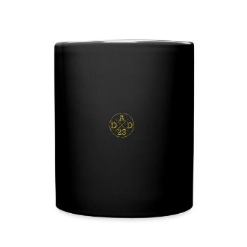 Papa 23 Père Papa 2023 - Mug uni - noir - Devant