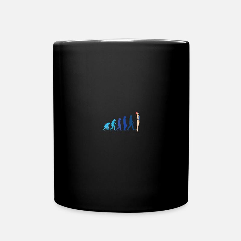 Swimmers Evolution Piscine Sports nautiques - Mug uni - noir