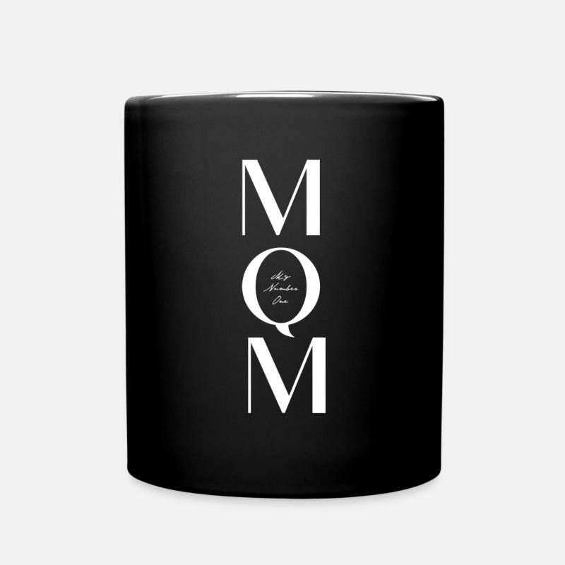 Mom - My Number One - Full Colour Mug - black