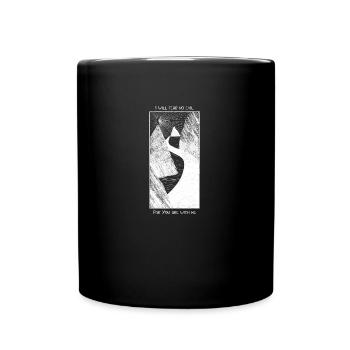 Psalm 23 white - Tasse einfarbig - Schwarz - Vorne