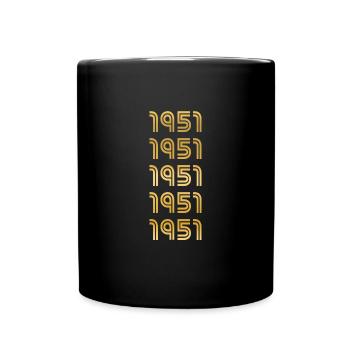 Rose 1951 - Mug uni - noir - Devant