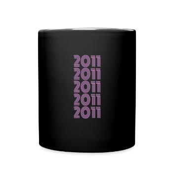 2011 - Tasse einfarbig - Schwarz - Vorne