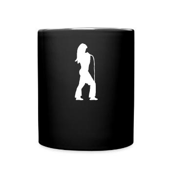 singer - Full Colour Mug - black - Front