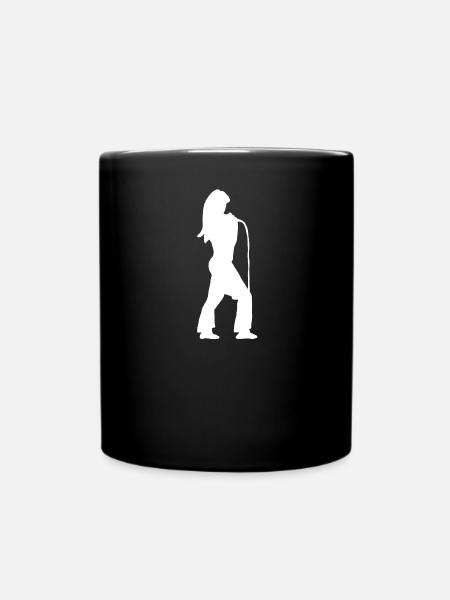 Sängerin - Tasse einfarbig - Schwarz