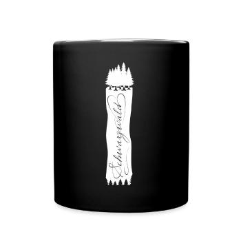 Schwarzwald - Tasse einfarbig - Schwarz - Vorne