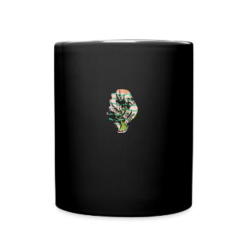 Aloe Vera drawn - Full Colour Mug - black - Front