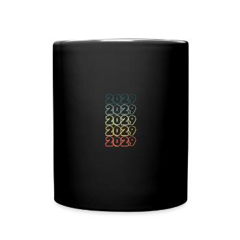 Année de naissance 2029 - Mug uni - noir - Devant