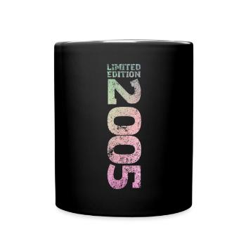 Limited Edition 2005 18th Birthday Gift - Full Colour Mug - black - Front