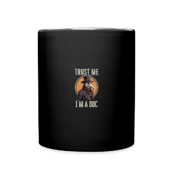 Plague Doctor Plague Doctor Doctor Medieval - Full Colour Mug - black - Front