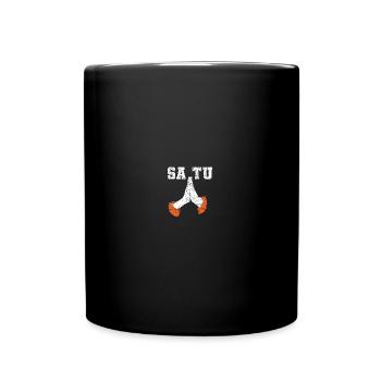 Laos Laote Laoten Beten Gebete Hände I Geschenk - Tasse einfarbig - Schwarz - Vorne