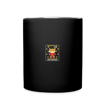 Chat du Nouvel An vietnamien 2023 I Cadeau - Mug uni - noir - Devant