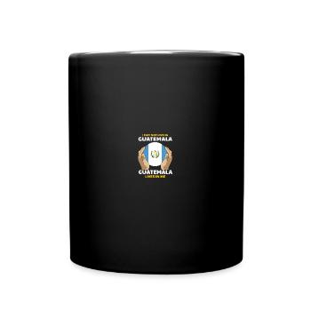 Guatemala Guatemalan Flagge DNA I Geschenk - Tasse einfarbig - Schwarz - Vorne