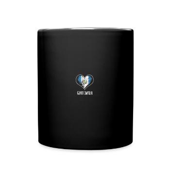 Guatemala Guatemalan Flagge DNA I Geschenk - Tasse einfarbig - Schwarz - Vorne