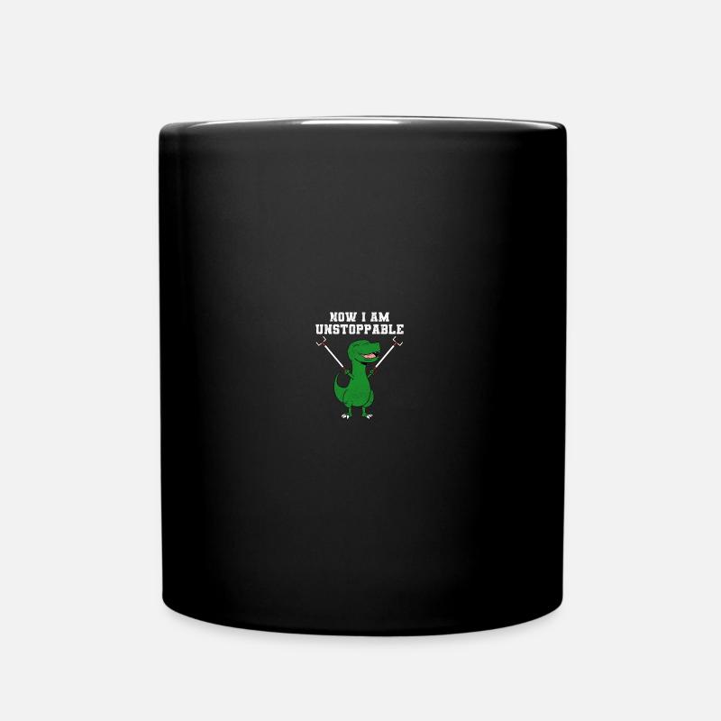 Dinosaurier T-Rex Tyrannosaurus Rex I Geschenk - Tasse einfarbig - Schwarz
