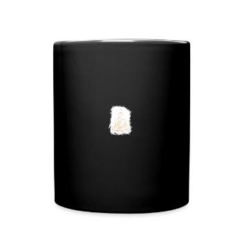Buddha Mönch Namaste Buddhismus I Geschenk - Tasse einfarbig - Schwarz - Vorne