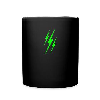 green flashes - Full Colour Mug - black - Front