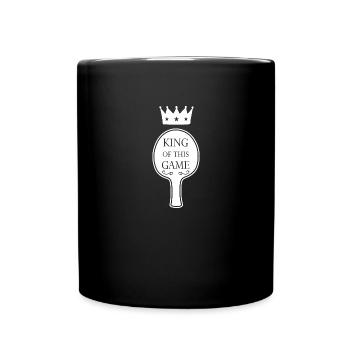 table tennis table,table tennis ball,table tennis sc - Full Colour Mug - black - Front