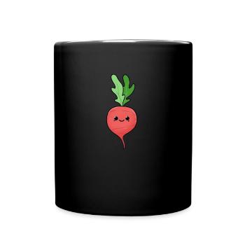 Radis - Mug uni - noir - Devant
