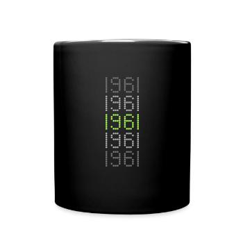 Year 1961 - Full Colour Mug - black - Front