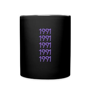 1991 - Tasse einfarbig - Schwarz - Vorne