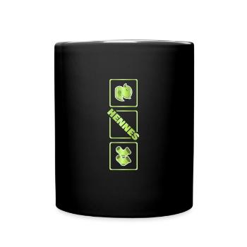 Le henné comme naissance - Mug uni - noir - Devant