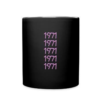 Vintage 1971 - Full Colour Mug - black - Front