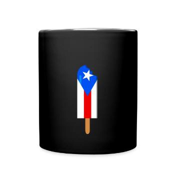 Puerto Rico - Tasse einfarbig - Schwarz - Vorne