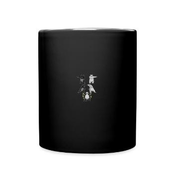 Panda Brown Bear Bear Strong Power Fusion I Gift - Full Colour Mug - black - Front