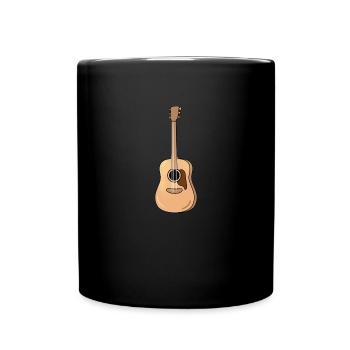 Guitare - Mug uni - noir - Devant