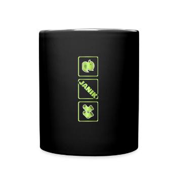 Naissance Janik - Mug uni - noir - Devant