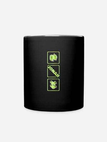 Geburt Jonah - Tasse einfarbig - Schwarz