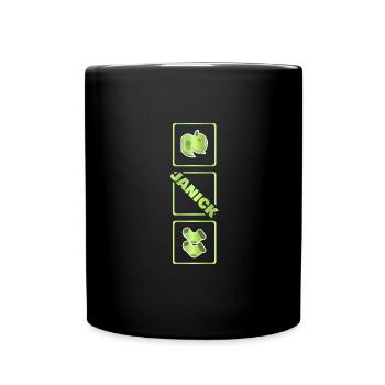Janick comme naissance - Mug uni - noir - Devant