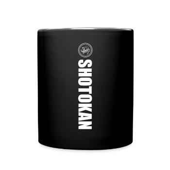 shotokan karate tiger design - Full Colour Mug - black - Front