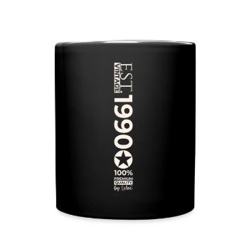 33rd Birthday Man Original June Vintage 1990 - Full Colour Mug - black - Front