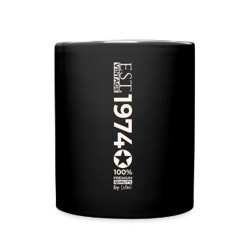 49th Birthday Man Original June Year 1974 - Full Colour Mug - black - Front