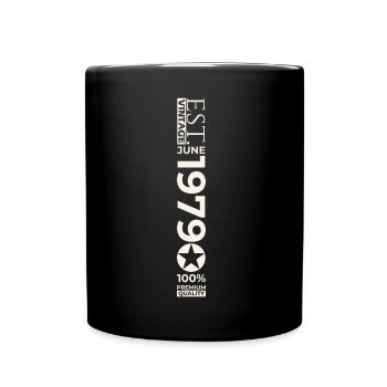 44th Birthday Man Original June Year 1979 - Full Colour Mug - black - Front
